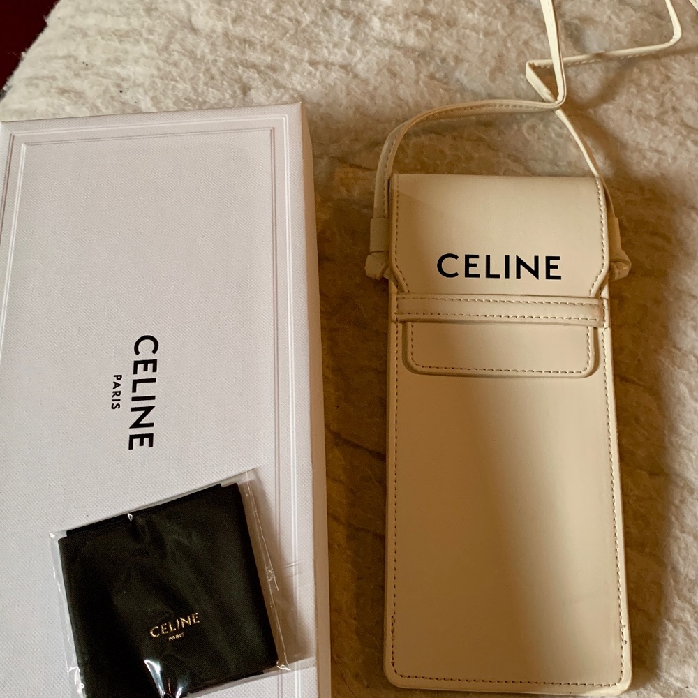 New CELINE W/CLOTH POUCH